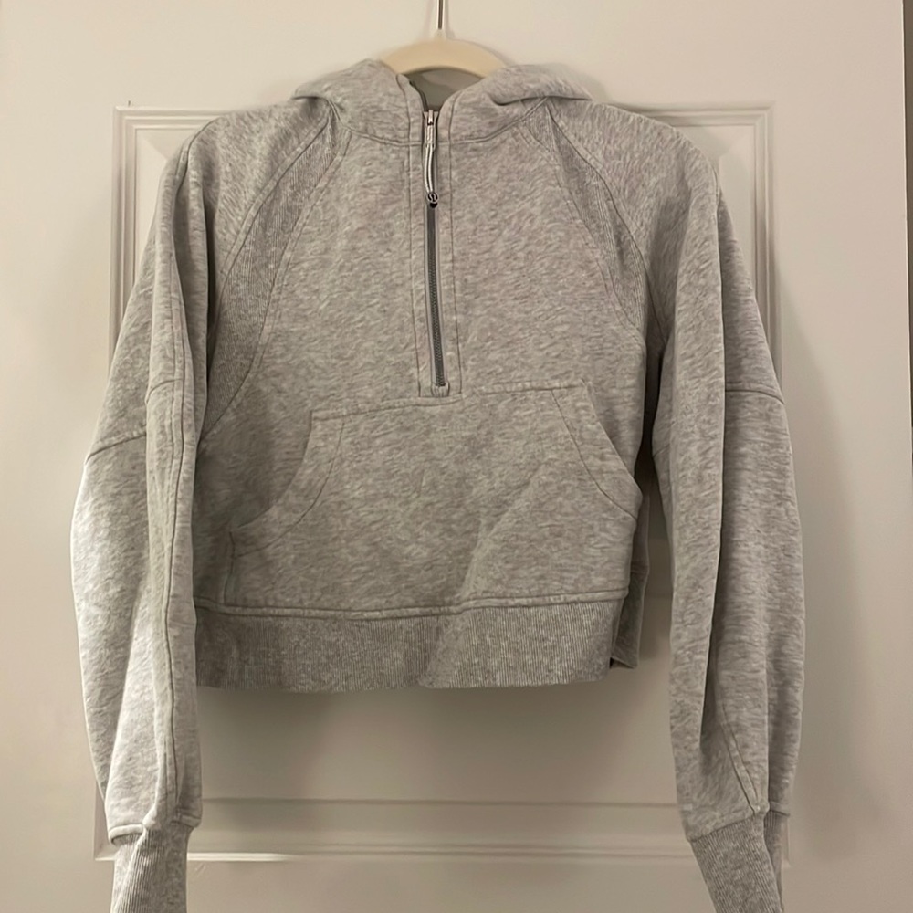 lululemon gray scuba hoodie